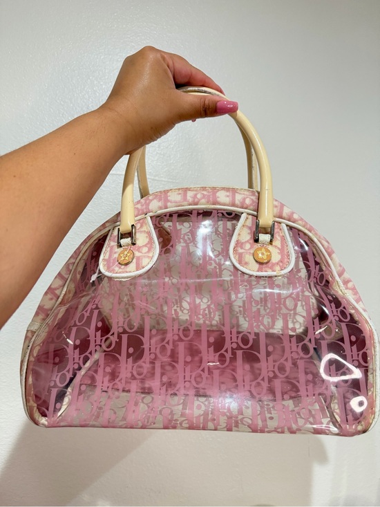 Dior Handbags - Dior Diorissimo Girly Pink Rain Bowler Bag